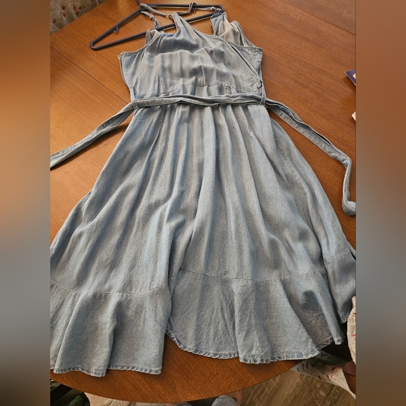 Denim Racer back tank sundress - Picture 5 of 6